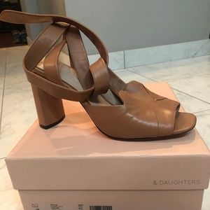 AD & Daughters Francess Tie Ankle Sandals